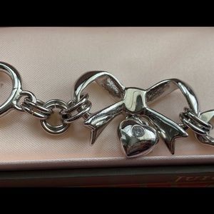 Juicy Couture Bow and Heart bracelet